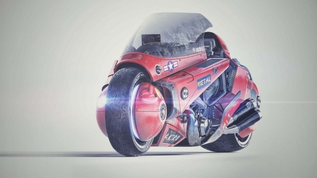 Мотоцикл для байкеров анимешников