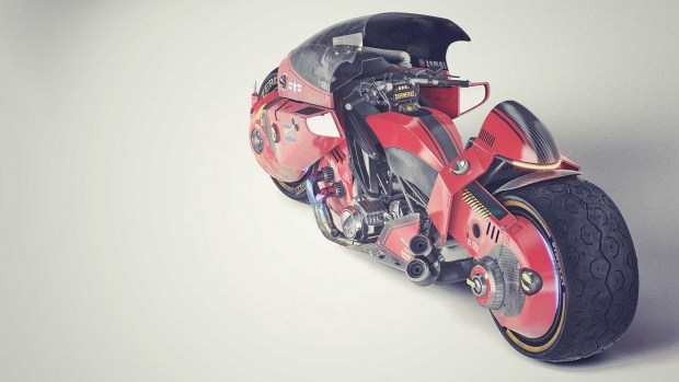 Мотоцикл для байкеров анимешников