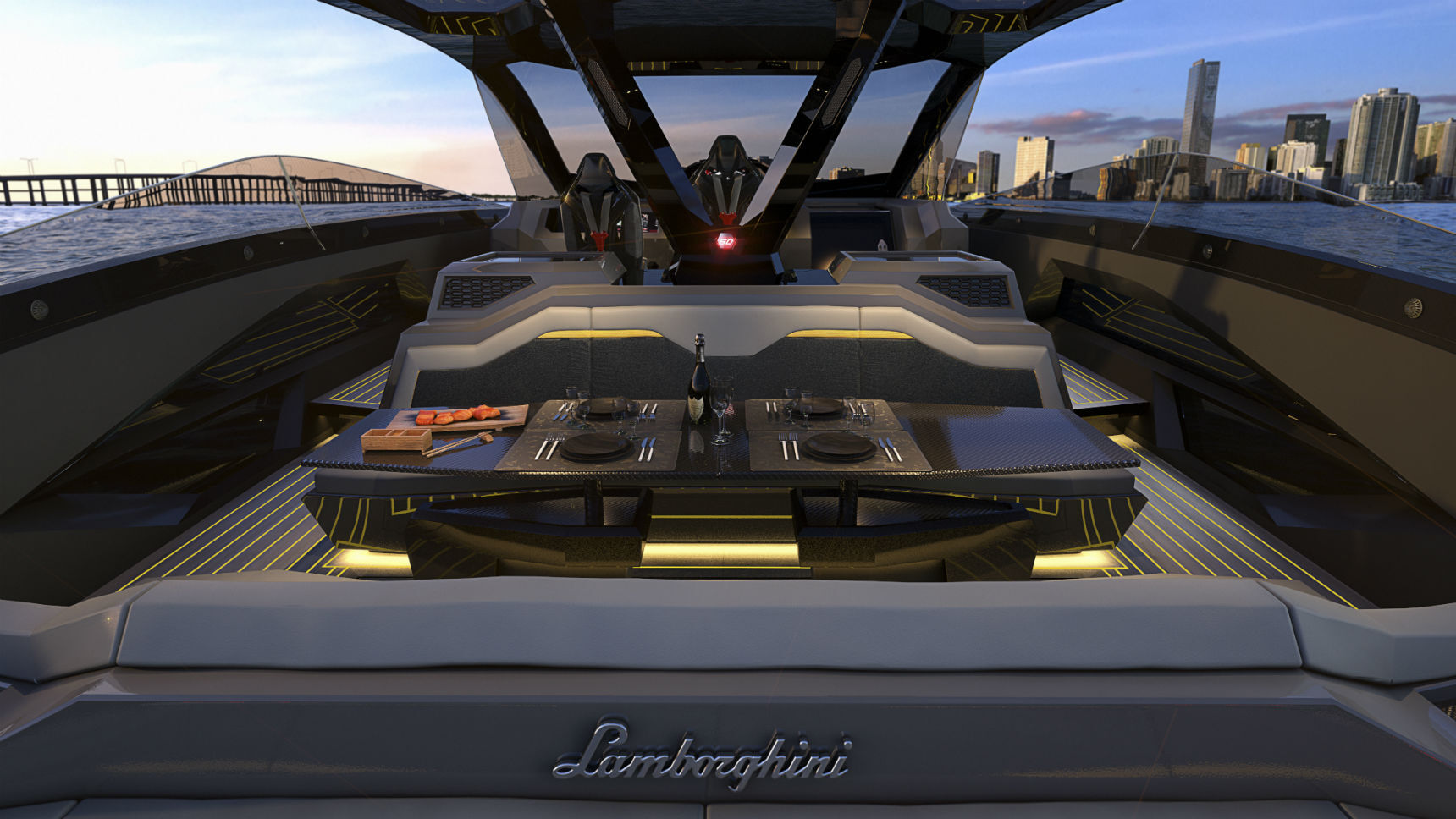 Lamborghini построил яхту в стиле Sian