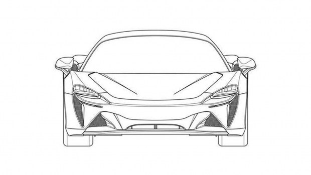 Новый супергибрид McLaren: шпионские фото и патентные изображения