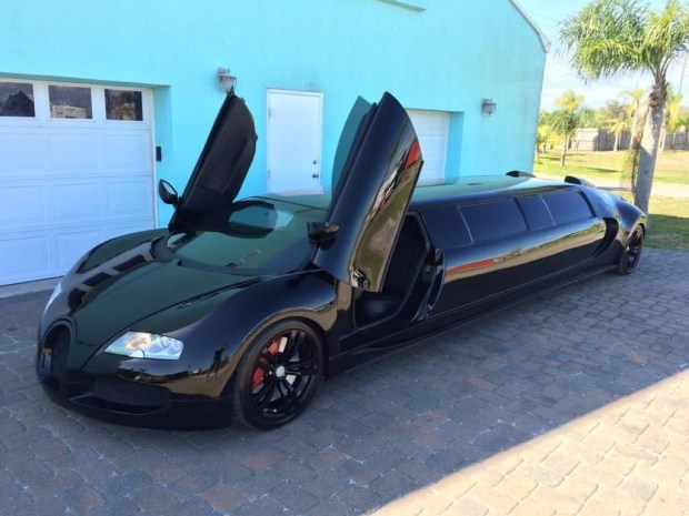 Bugatti Veyron превратили в лимузин