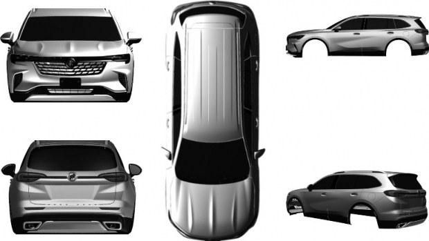 Buick готовит новый трехрядный кроссовер Buick Envision GX