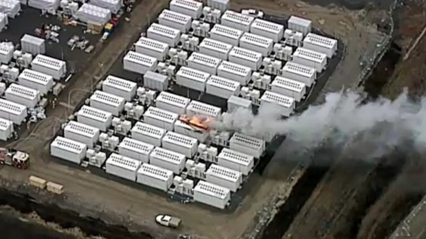 В Австралии загорелся 13-тонный аккумулятор Tesla Megapack