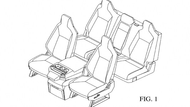 Tesla запатентовала уникальную концепцию складных сидений Cybetruck