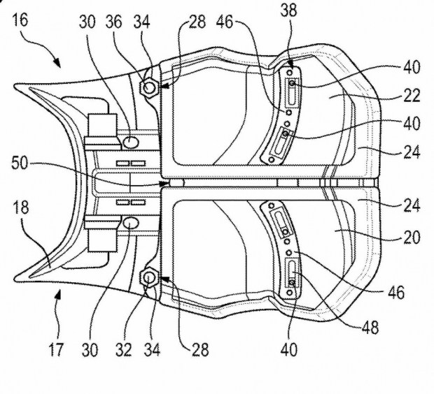 Компания BMW патентует регулируемые по высоте и ширине седла