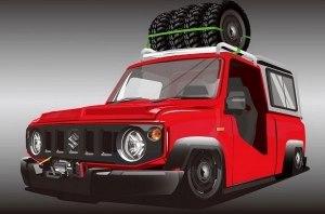 Suzuki Jimny превратили в радикально низкий пикап