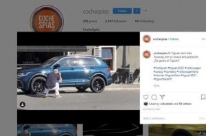В Сети появились снимки нового Volkswagen Tiguan 2021