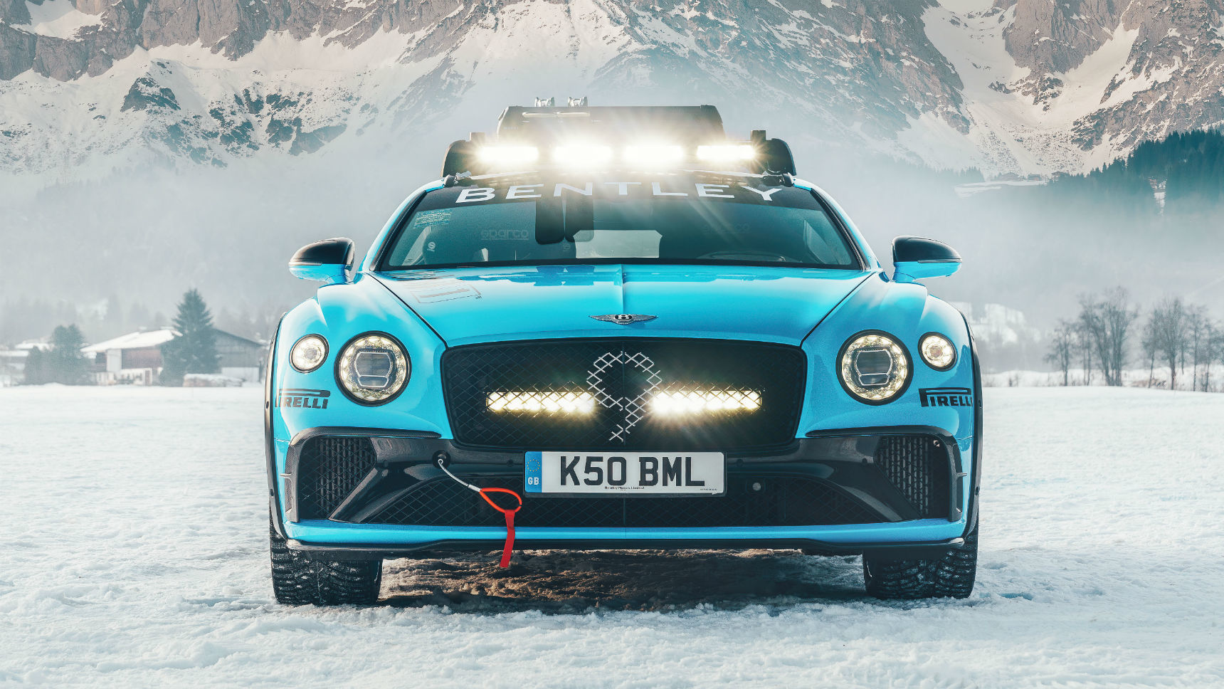 Bentley Continental GT подготовили для гонок на льду