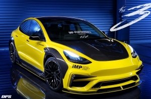 Tesla Model 3 получила агрессивный обвес