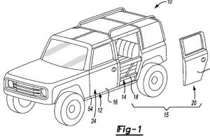 Ford регистрирует конструкцию быстросъёмных дверей для внедорожника Bronco Ford регистрирует конструкцию быстросъёмных дверей для внедорожника Bronco