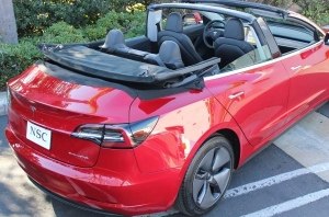 Tesla Model 3 в кузове кабриолет
