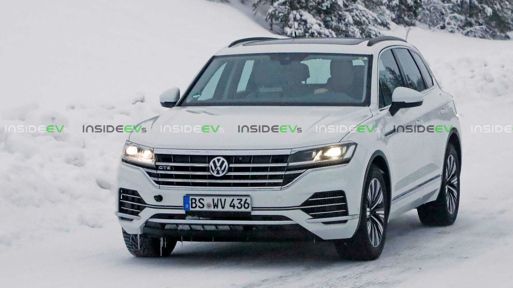 Шпионские фотографии Volkswagen Touareg GTE