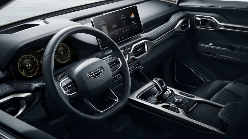 Geely представил брутальный кросс с автопилотом