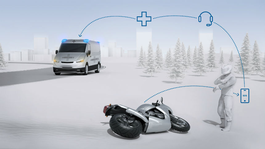 Bosch разработал «цифрового ангела-хранителя» для мотоциклистов