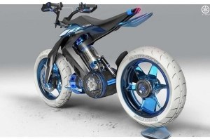 Концепт Yamaha XT500 H2O