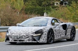 Новый супергибрид McLaren: шпионские фото и патентные изображения