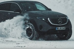 Электрический Mercedes EQC отправили в горы Электрический Mercedes EQC отправили в горы