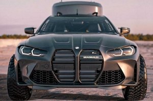 Что спасет внешность BMW M4? — Большие внедорожные колеса