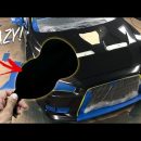 Вот так выглядит самый черный Mitsubishi Lancer в мире