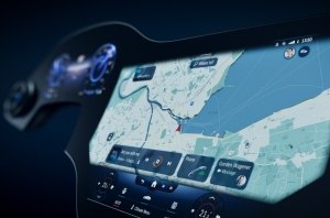 S-Class отдыхает: новый Гиперэкран для электрического Mercedes (видео)