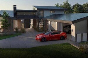Как панели Tesla избавляются от снега (видео)