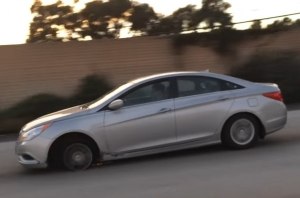 Нет запаски? Не беда! Мастер класс от водителя Hyundai Sonata (видео)