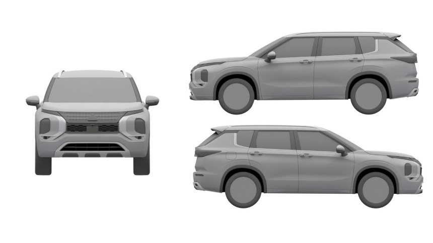 В России запатентован новый Mitsubishi Outlander