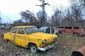 Киевское кладбище ретро-авто