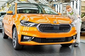 Новая Fabia уже на конвейере Новая Fabia уже на конвейере