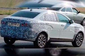 Обновленный седан Lada Vesta Cross сфотографировали во время тестов