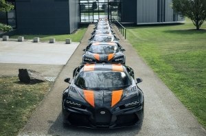 Дорогущая «восьмерка»: первая партия Bugatti Chiron Super Sport 300+