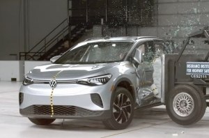 VW ID.4 2021 года признан безопасным автомобилем