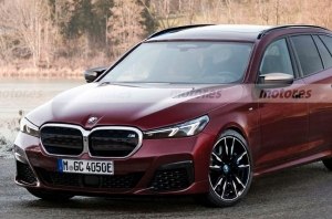 Первые изображения универсала BMW i5 Touring