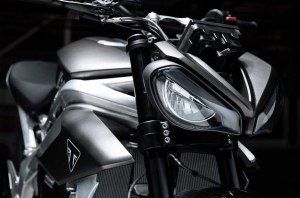 Первые фото прототипа электроцикла Triumph TE-1 Первые фото прототипа электроцикла Triumph TE-1