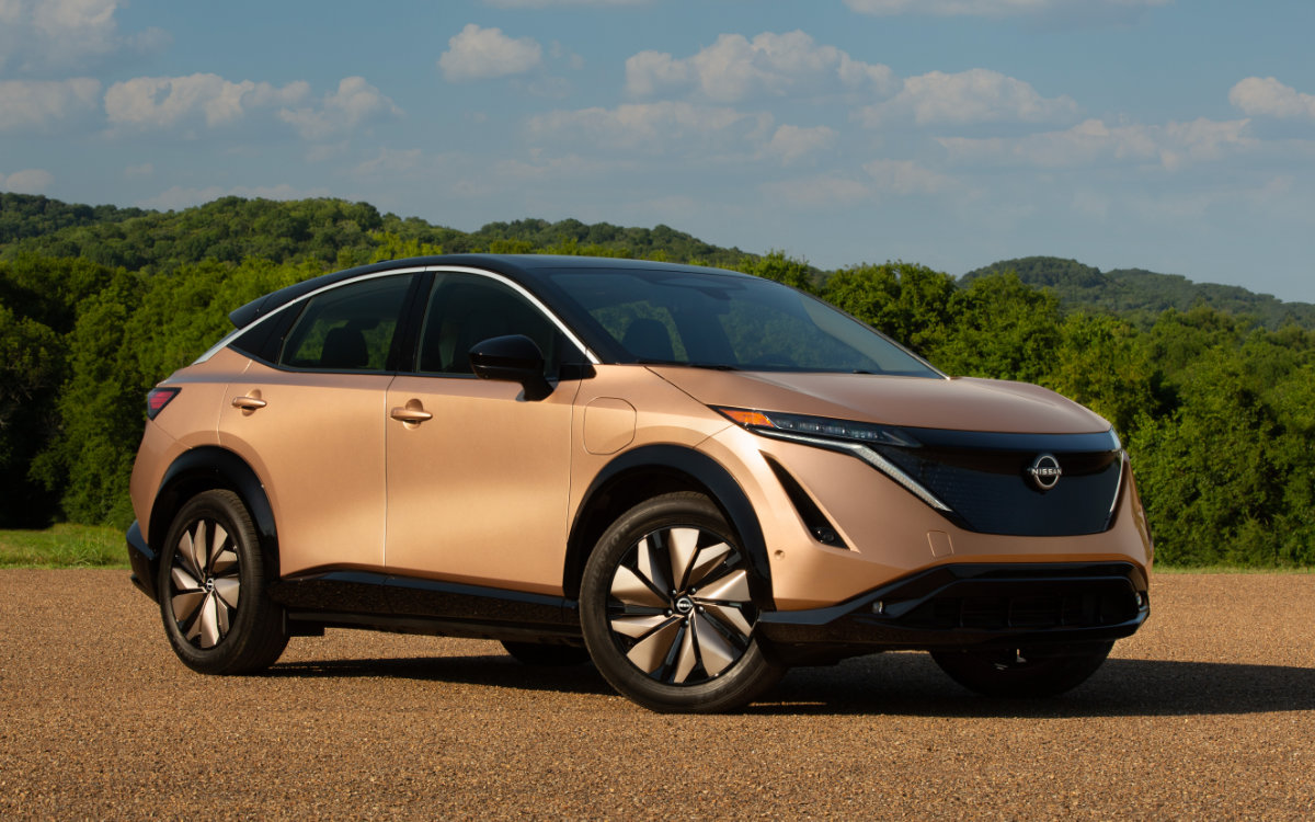 Nissan с новой электрической моделью Ariya